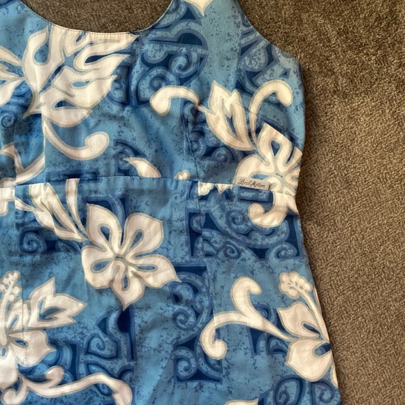 Hawaiian Print Halter Mini Dress - Picture 2 of 11